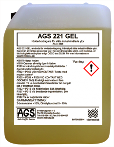 AGS 221 GEL, מסיר גרפיטי ממשטחים צבועים