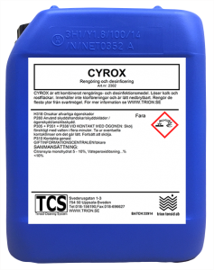  CYROX, חומר ניקוי וחיטוי