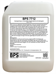 BPS 7712, ציפוי הגנה למשטחים נקבוביים 